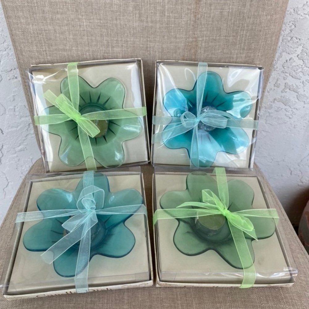 Bundle of 4 Candle Dishes